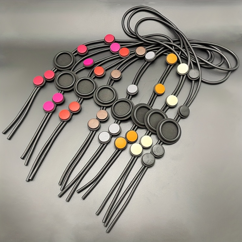 Women's Bohemian Long Necklace, Colorful Beads with Cord